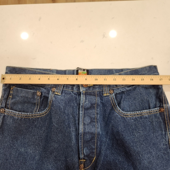 Gino Green Global Jeans Mens 34x31 Blue Vintage Embroidered JNCO Grunge 999 - Picture 10 of 15